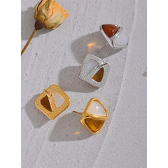 Gilded Sunset Studs